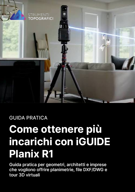 Ebook gratuito strumenti topografici - come ottenere più incarichi con iguide planix r1